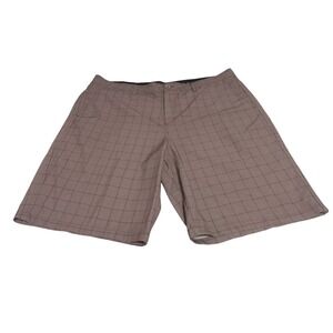 Trinity Mens Hybrid Board Shorts Size 40 Plaid Swim Casual Walk Shorts TR172615